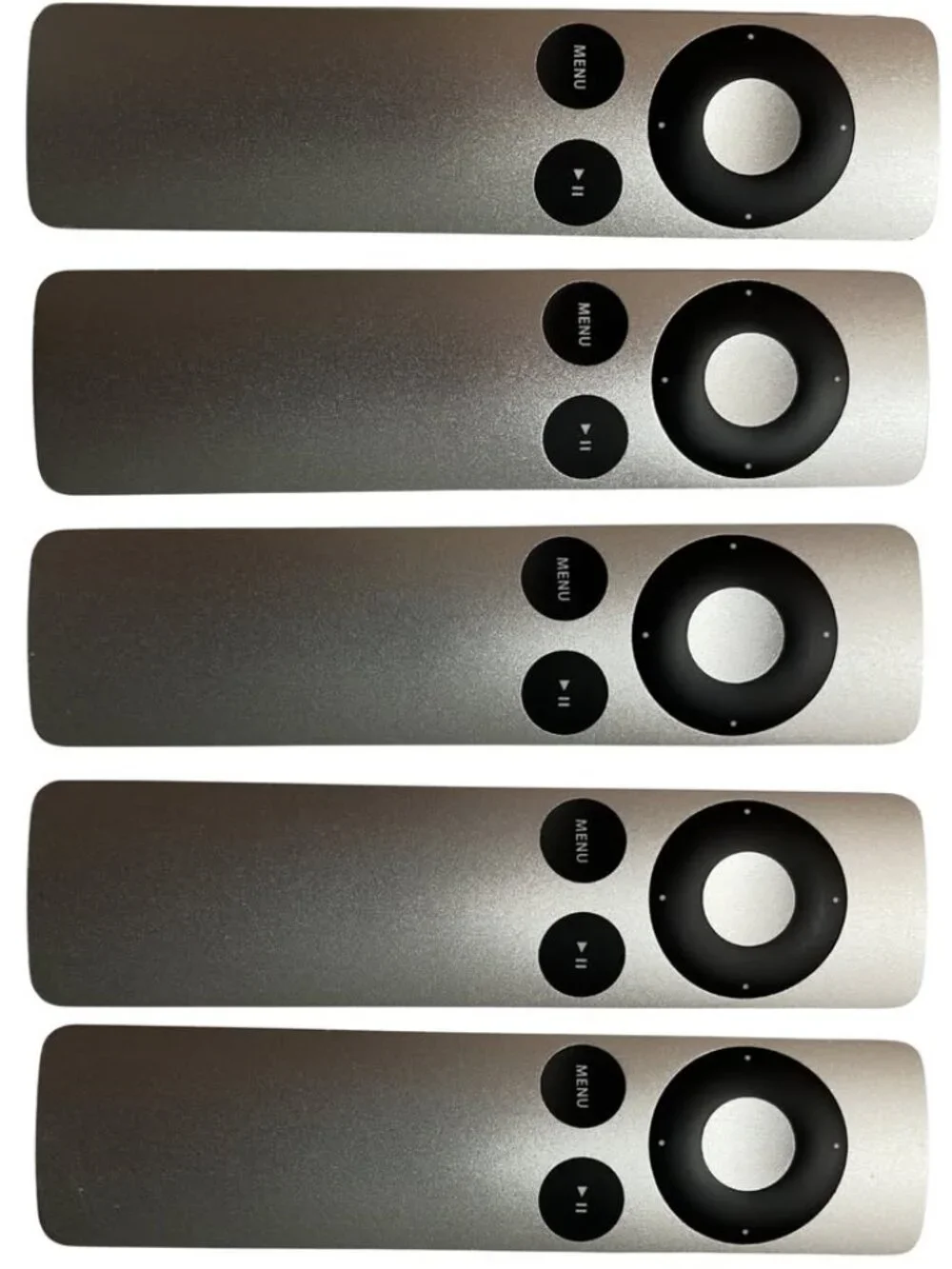 Lot of 5 Genuine Apple A1294 Aluminum IR Remote Apple TV 2nd 3rd Gen Work OEM